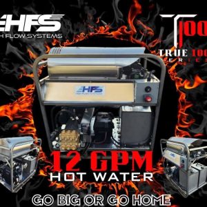 HFS True 100 IGX 12 GPM Stainless Hot Water Pressure Washer