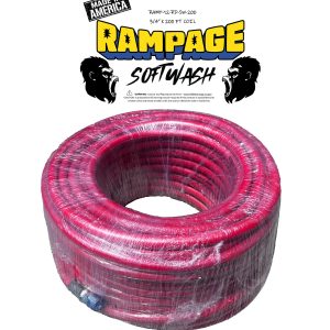 Rampage 1/2″ Red 200′ Soft Wash Hose