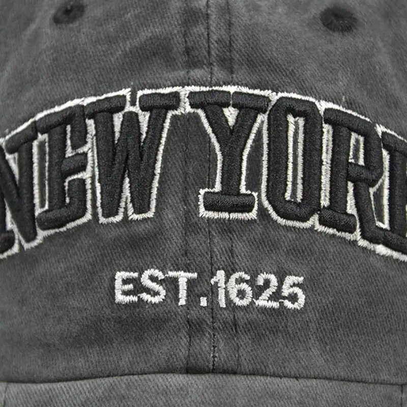 Men-Women-NEW-YORK-Letter-Peaked-Hat-Four-Seasons-Vintage-Visor-Baseball-Cap-Breathable-Adjustable-Snapback
