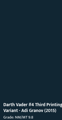 Darth Vader #4 Third Printing Variant - Adi Granov (2015)