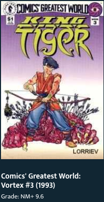 Comics Grettest World Vortex 3 KIng Tiger