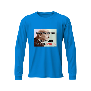 Don't blame me (the one with Trump's face)